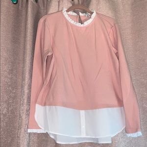 Long sleeve cute blouse